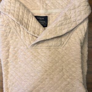 J.Crew Beige Quilted Sweatshirt